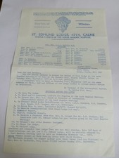 Vintage St Edmund Lodge 4714