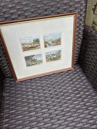 Framed cigarette cards - cards,