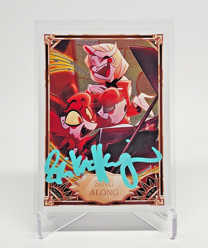 Hazbin hotel card sing along - card,