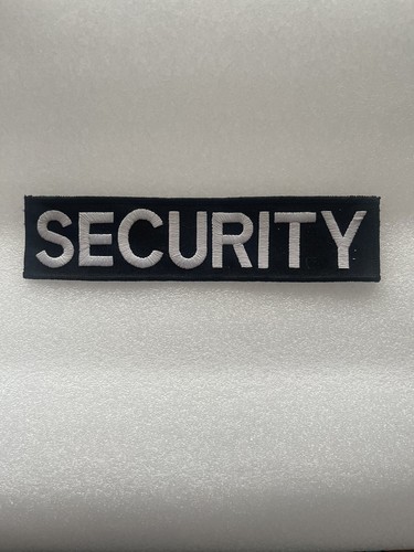 Security officer embroidered - security,