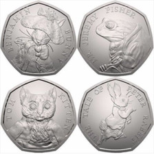 Beatrix Potter 50p Coin