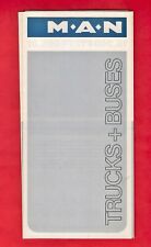 Specification Leaflet - MAN Trucks & Buses - Tippers Dumpers Artics etc - 1978