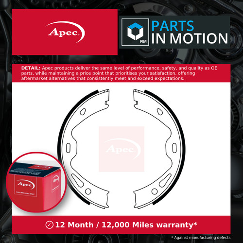 Handbrake shoes set fits - handbrake,