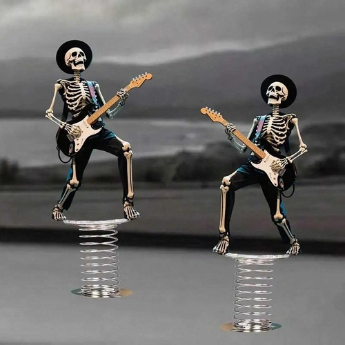 Skull guitarist acrylic - 1, pc