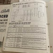 Bally Sea Island   Pin Ball Machine operation instructions Parts Catalog Manual
