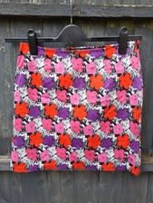 Pop Art Andy Warhol Foundation by Pepe Jeans London Floral Print Skirt – Size 10