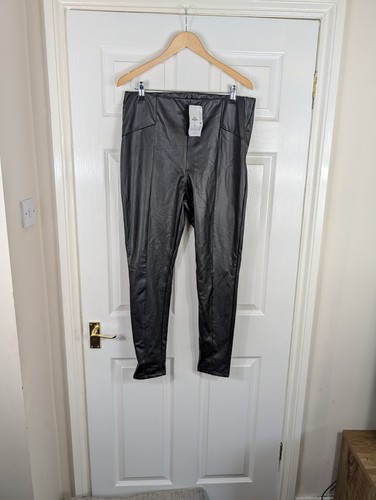 Primark black faux leather - faux,