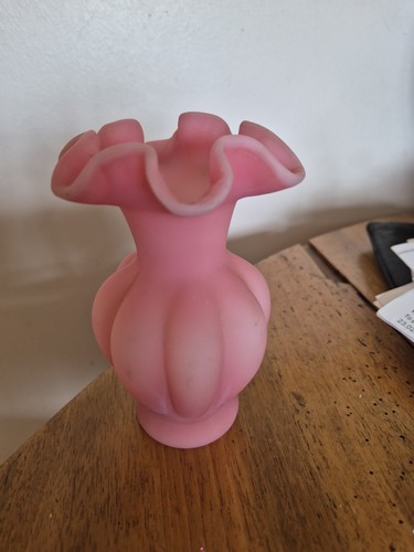 Fenton art glass rose - fenton,