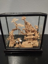 Vintage Chinese Cork Art