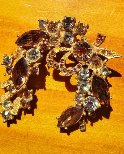 Vintage statement brooch - vintage,