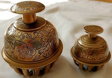 Brass Claw Bell Set Vintage