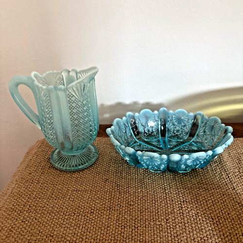 Antique davidson pearline - antique, blue
