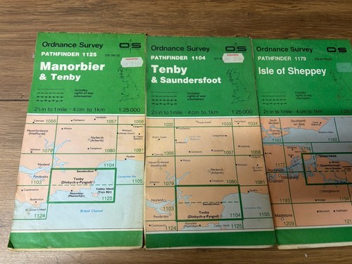 Ordnance survey pathfinder map - pathfinder,