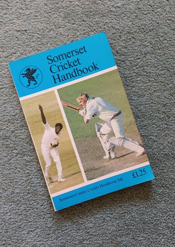 1981 somerset cricket handbook - 1981,