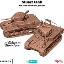 Stuart Tank And Tank Commander