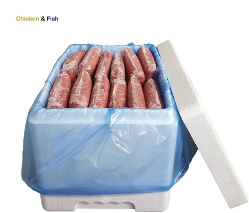 Frozen dog food chicken - food, beef