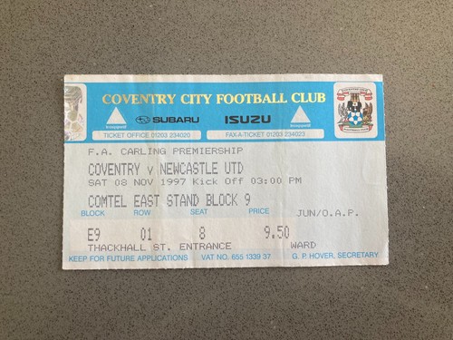 Coventry city newcastle - coventry, v