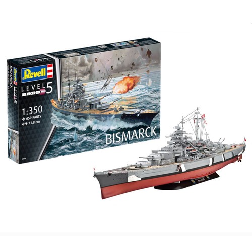 Revell bismarck battleship - revell,
