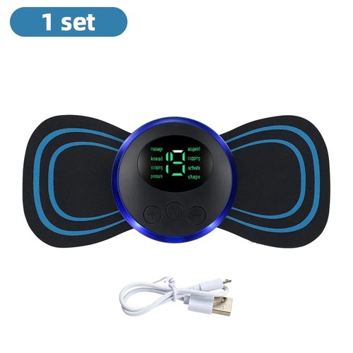 Portable ems neck massager - portable,