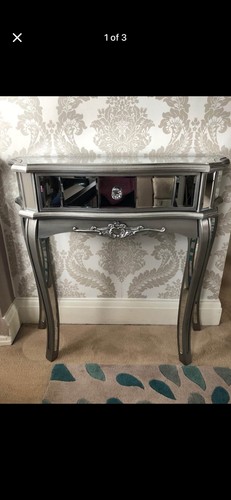 Luxury mirrored half moon - mirrored,