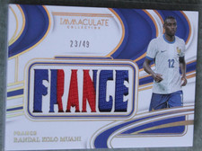 Randal Kolo Muani 2024-25 Panini Immaculate Jumbo Team Name Patch 23/49 #JT-RKM