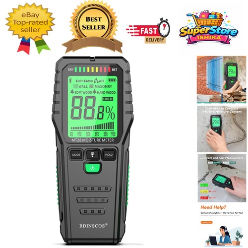 Portable pinless damp - portable, meter