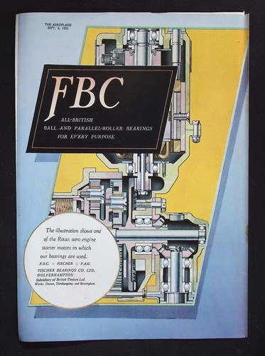 Original 1952 advert - 1952, fbc