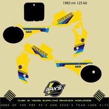 Suzuki 1983 Rm 125 Graphic Kit