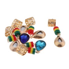 6 Pcs Braiding Rings Dreadlock