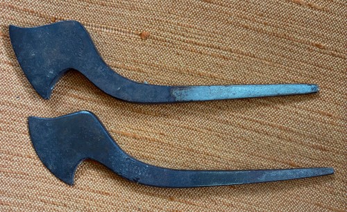 Two antique jewelers anvil - two,