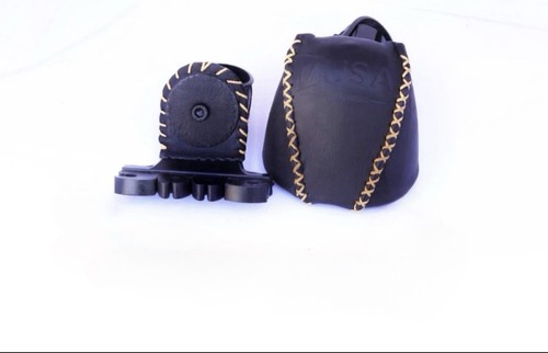 Traditional black leather 4 - traditional,