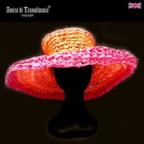 Woman hat fashion straw wide - woman,