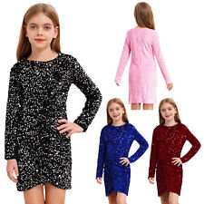 UK Girls Glitter Sequin Party