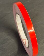 10mm Red Gloss Pin stripe Coach Line Self Adhesive craft tape Car Boat Caravan