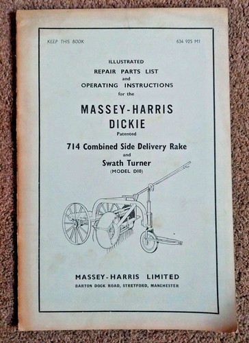 Massey harris dickie 714 - dickie,