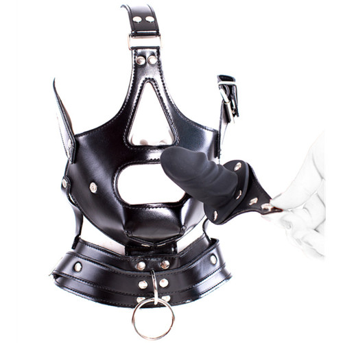 Bondage hood head - bondage, mask