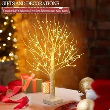 LED Twig Birch Table Tree