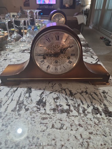Franz hermle vintage wooden - hermle,