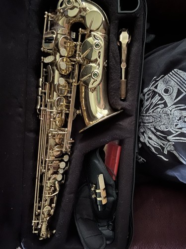 Alto saxophone brass body gold - brass,
