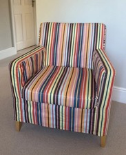 USED Ikea Karlstad Armchair Cover, Kulladal Multicolour, 801.188.83