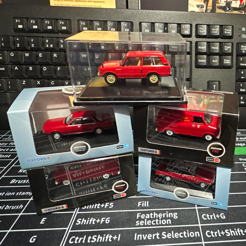Oxford diecast red - oxford,