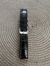 Martin Braun Crocodile Watch Strap Black  20mm