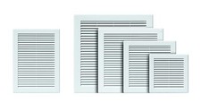 White Air Vent Grille Flat