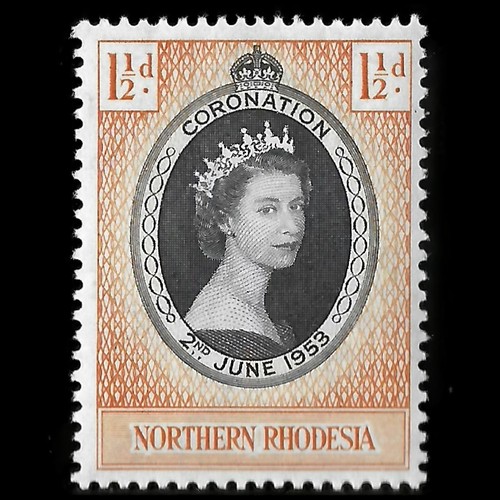 Northern rhodesia 1953 qeii - 1953,