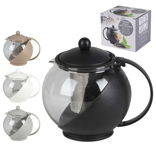 1250ml glass teapot - glass,