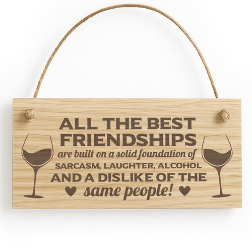 Best friend plaque engraved - friend,