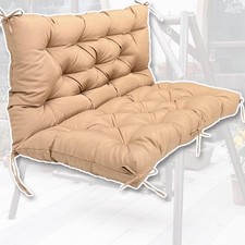 Thick Garden Bench Cushion Waterproof 3 Seater Replacement Cushions 150x100cm