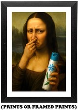 Mona Lisa Pinching Nose