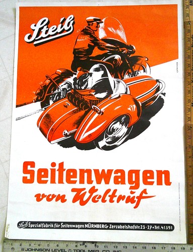 Steib sidecar print poster