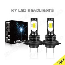 2PC H7 WHITE LED FRONT MAIN HIGH BEAM LIGHT BULB HIGH POWER XENON SUPER BRIGHT